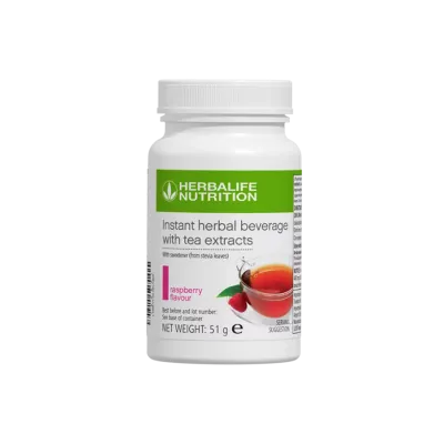 Herbalife Instant Herbal Tea | Raspberry Flavor Energy Drink Mix