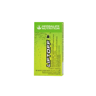 Herbalife LiftOff A low-calorie effervescent energy tablet, formulated with caff